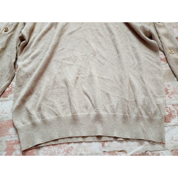 MICHAEL Michael Kors Gold Metallic Sweater - Picture 11 of 16